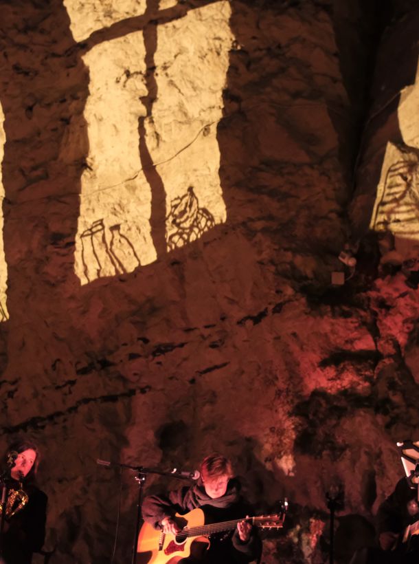 koncert i thingbaek kalkminer - foto Josephine Vadgaard