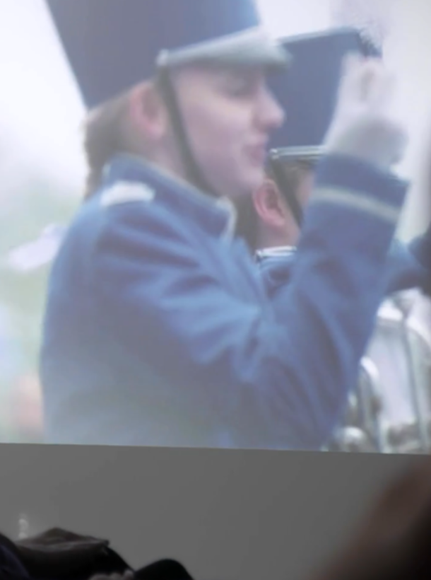 still fra evalueringsfilmen om filmfremvisning på plejehjem